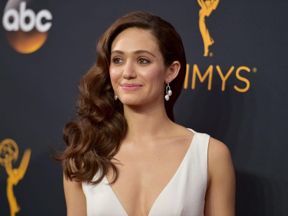 Emmy Rossum at the Emmys