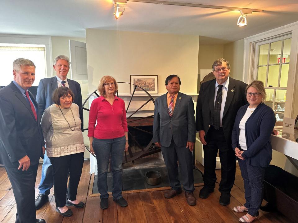 U.S. Rep. Frank Pallone, Jr. discussed the $500,000 in a federal spending bill he secured for Metlar-Bodine House Museum in Piscataway, which will  help complete an extensive restoration project for the museum, including construction of the Forever the 4th gallery that will feature the Ross Hall Wall.