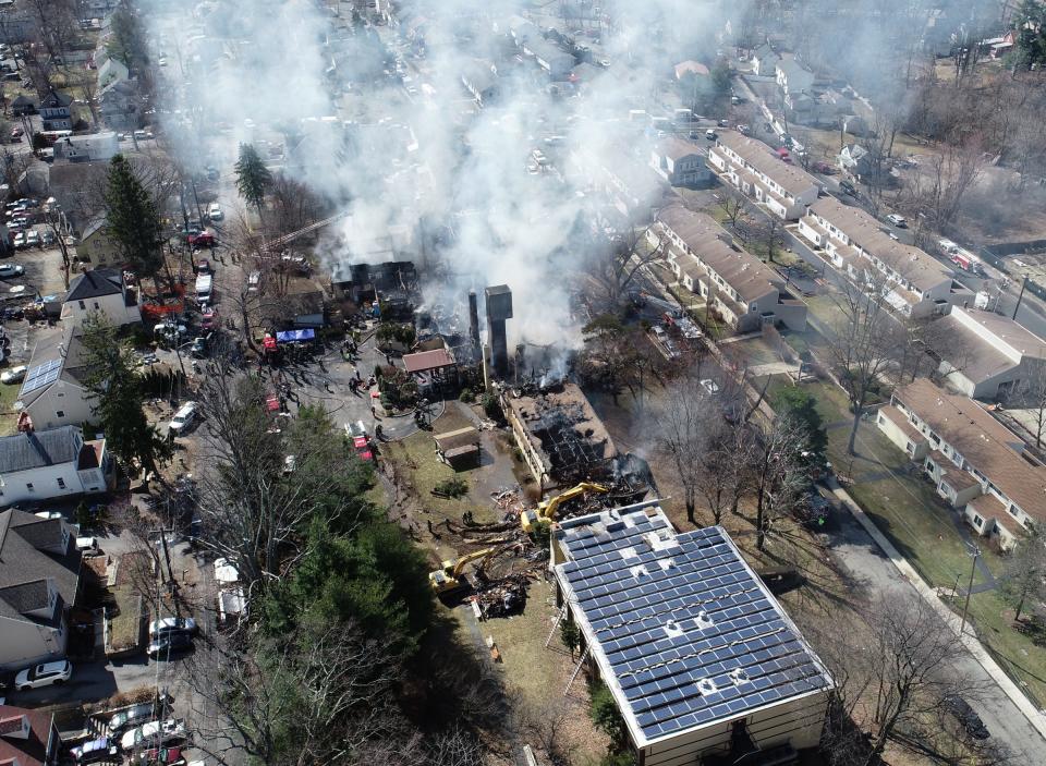 Drone images of 65 Lafayette St., Evergreen Home for Adults, in Spring Valley on Tuesday, March 23, 2021.