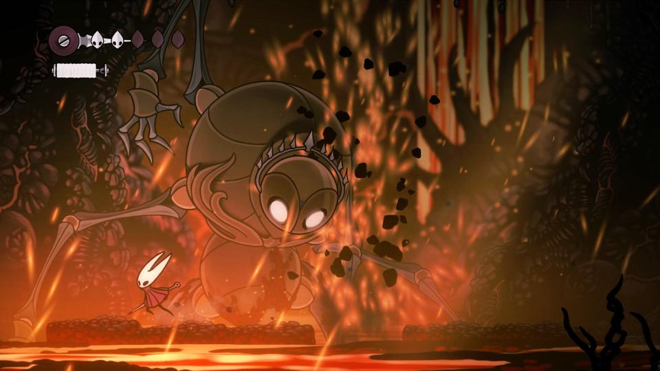 Hollow Knight: Silksong lava bug