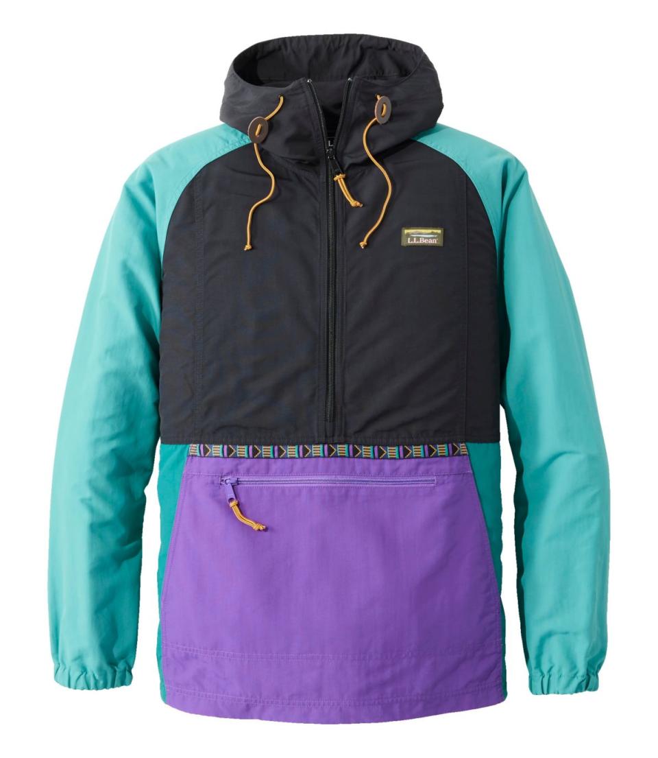 Men's Mountain Classic Anorak. Image via L.L. Bean.