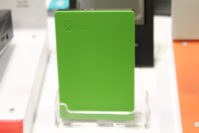 Seagate has a specially made external HDD accessory for the Xbox One. It's a 2TB external HDD with a USB 3.0 connection and comes in a green casing that's reminiscent of the Xbox One's packaging. It's on sale for  $169. (U.P.$199)