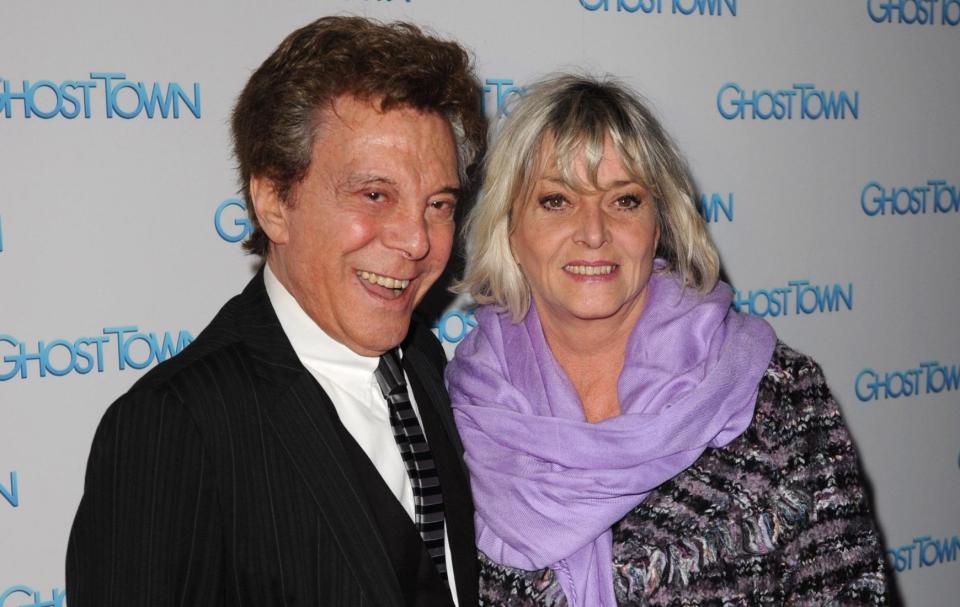 Lionel Blair and his wife Susan, attend a VIP Screening of 'Ghost Town' at the Apollo West End Cinema, London in 2008 - PA