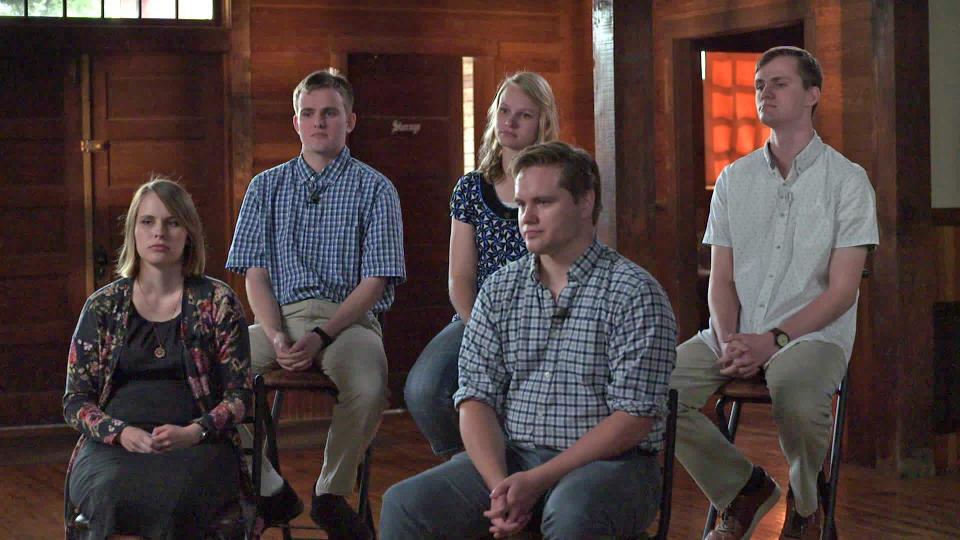 Chad Daybell's children, clockwise from top left, Mark Daybell, Leah Murphy, Seth Daybell, Garth Daybell and Emma Murray.  / Credit: CBS News