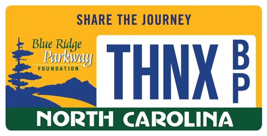 North Carolina drivers helped raise over half a million dollars for the Blue Ridge Parkway Foundation in 2023 through purchases and renewals of special plates.