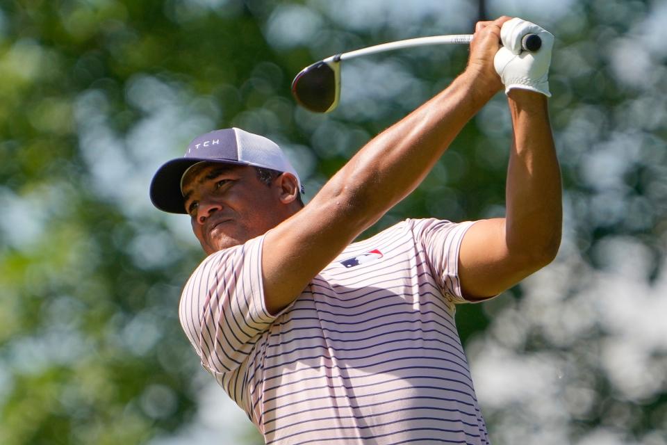 Venezuela's Jhonattan Vegas is one of the 30 golfers from outside the United States (of 70 golfers total) who made the cut at the 2022 Memorial Tournament.
