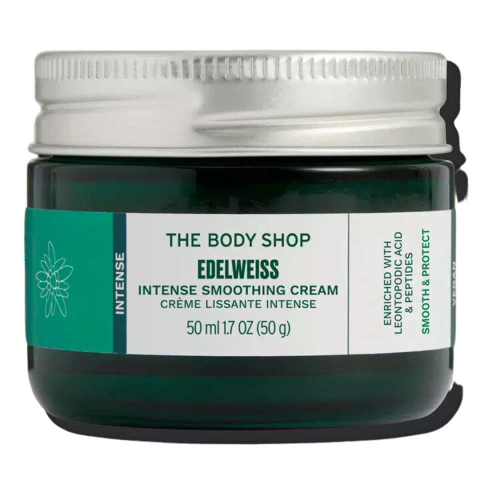 The Body Shop Edelweiss cream.