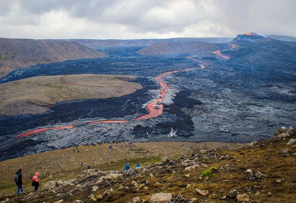 法格拉達爾火山（Photo by Jeremie RICHARD / AFP, Image Source : Getty Editorial）