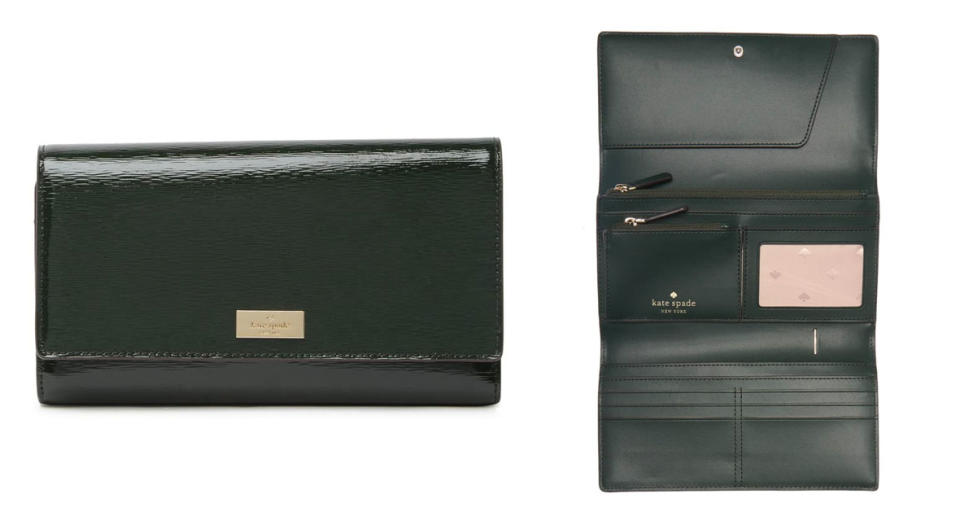 Kate Spade Phoenix Leather Wallet is $193 off! (Photo: Nordstrom Rack)