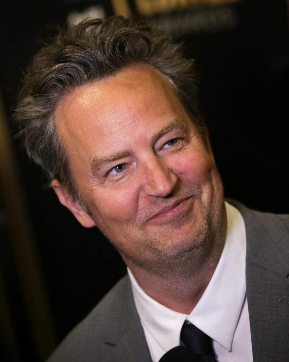 Actor Matthew Perry attends the 32nd Annual Lucille Lortel Awards at the NYU Skirball Center on Sunday, May 7, 2017, in New York.(Photo by Brent N. Clarke/Invision/AP)