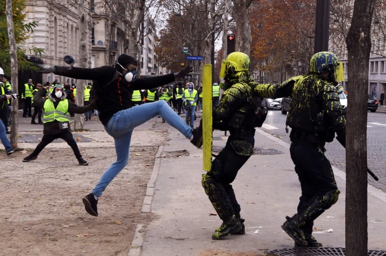 Protests on December 1 saw widespread violence erupting particularly in Paris around the Arc de Triomphe and several upscale neighbourhoods 