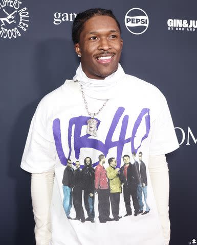 <p>Greg Doherty/WireImage</p> Ray-Ray McCloud III attends Flipper's Roller Boogie Palace big game after party celebrating the release of "Coming Home" by Usher and "Gin & Juice" by Dre and Snoop at Encore Beach Club at Wynn Las Vegas on February 11, 2024 in Las Vegas, Nevada