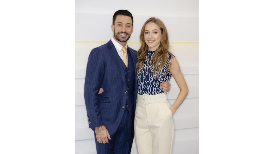 Giovanni Pernice standing with Rose Ayling-Ellis