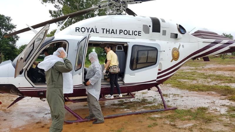 <em>Success – all 12 boys trapped in the flooded cave and their coach have now been rescued (Reuters)</em>