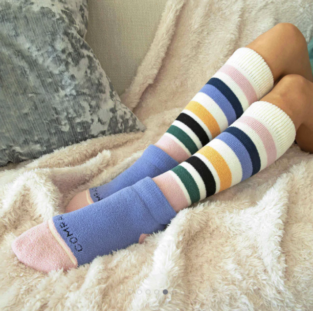 CozyGrip Compression Slipper Socks