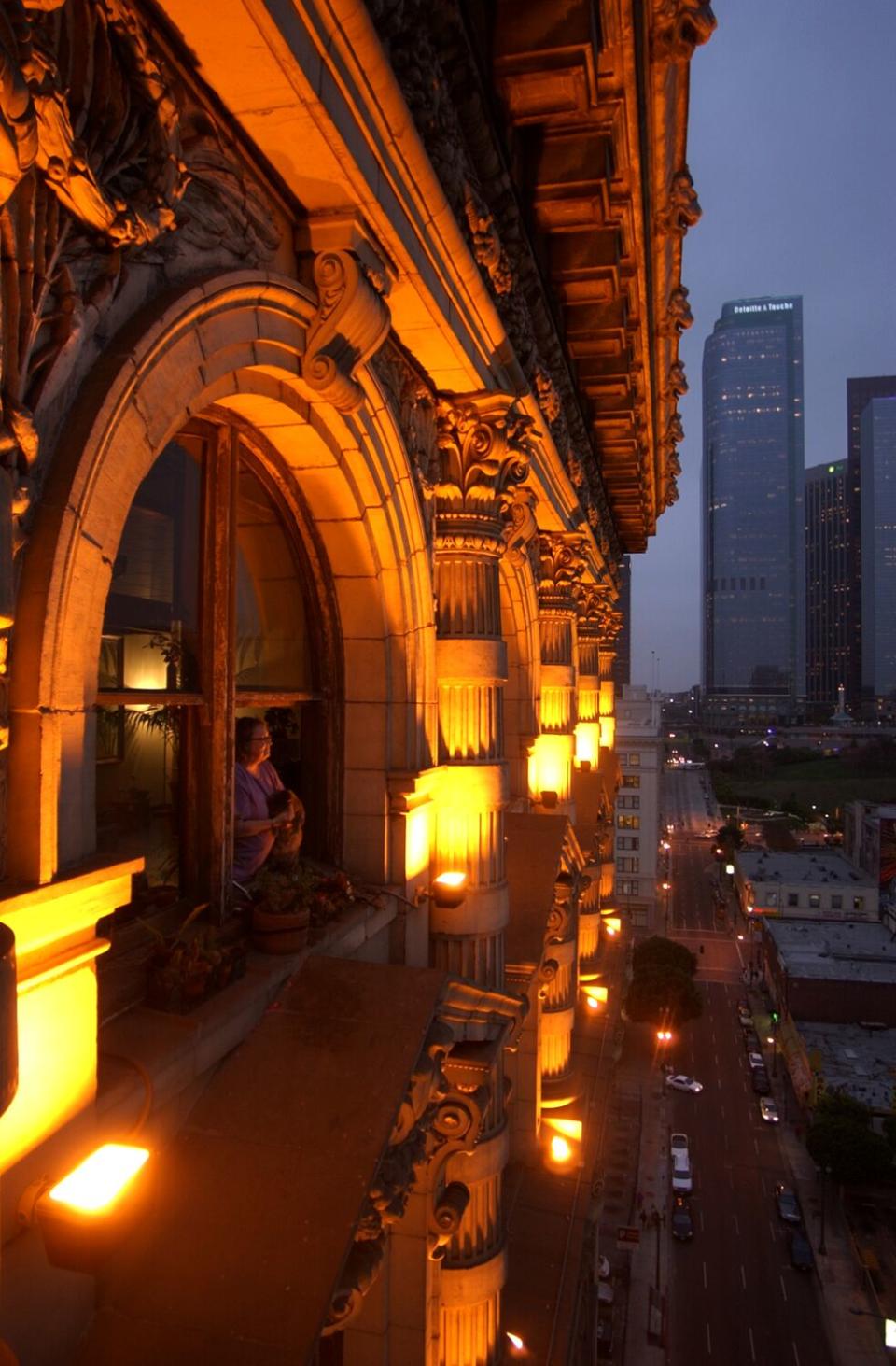 The Continental Building at Spring and 4th streets in the Old Bank District of Los Angeles.