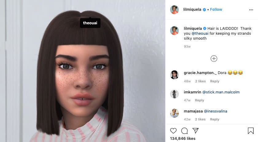 (Photo: <a href="https://www.instagram.com/p/BhcjvgyliFC/" target="_blank">Instagram/lilmiquela</a>)