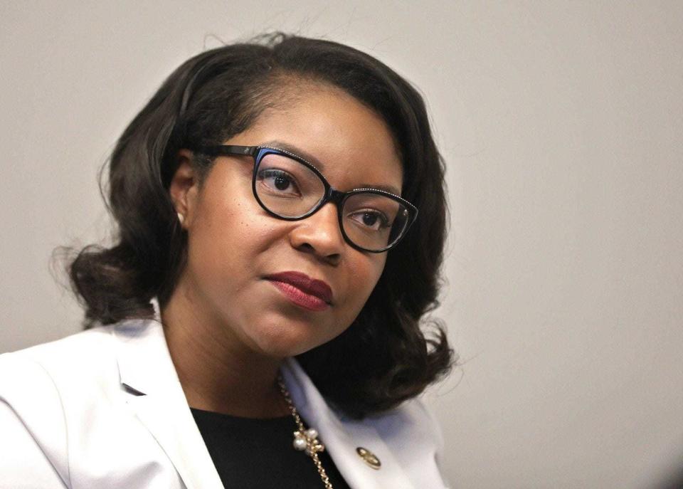 Former Ohio House Minority Leader Emilia Strong Sykes, D-Akron, is running for Congress.