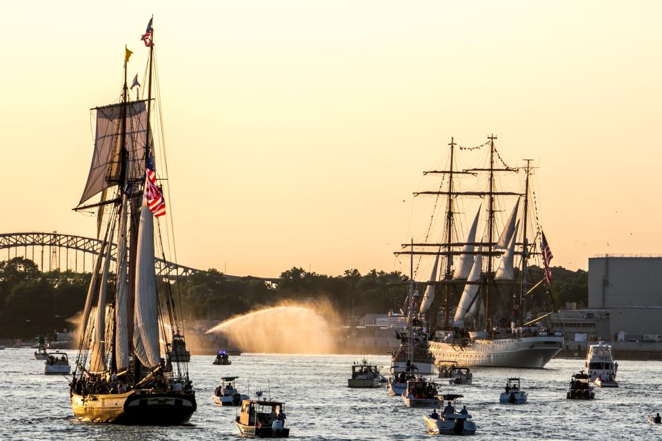 The 2023 Sail Portsmouth festival will feature five tall ships July 27 to 31 in Portsmouth. The Parade of Sail and Flotilla will take place on Thursday, July 27 beginning at 6:15 p.m.