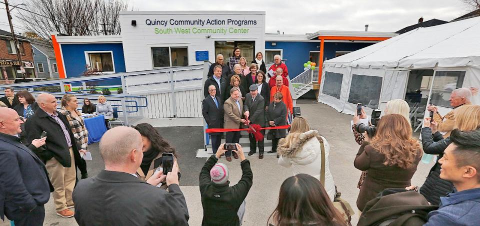 Quincy Community Action Programs opens a expanded resource center and food pantry on Copeland Street near Brewers Corner in November.