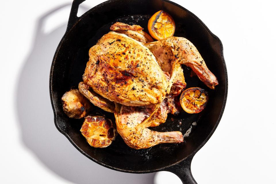 No-Fail Roast Chicken with Lemon and Garlic