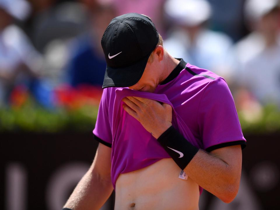 Kyle Edmund follows Andy Murray out of the Italian Open with straight-sets defeat to Juan Martin del Potro