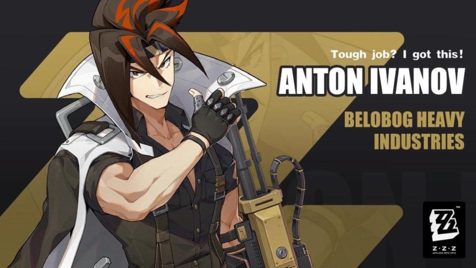 Anton uses a drill as a weapon, and is able to come up with shields to defend himself. (Photo: HoYoverse)