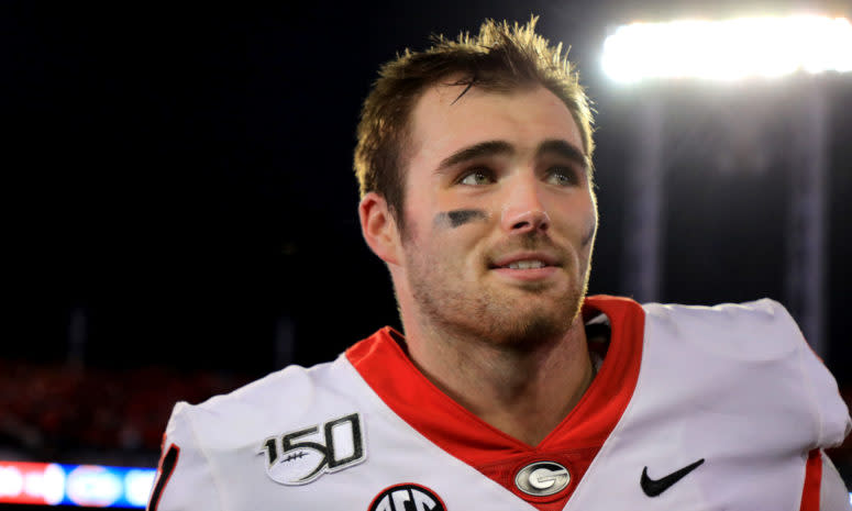 Georgia quarterback Jake Fromm after the win vs. Florida.