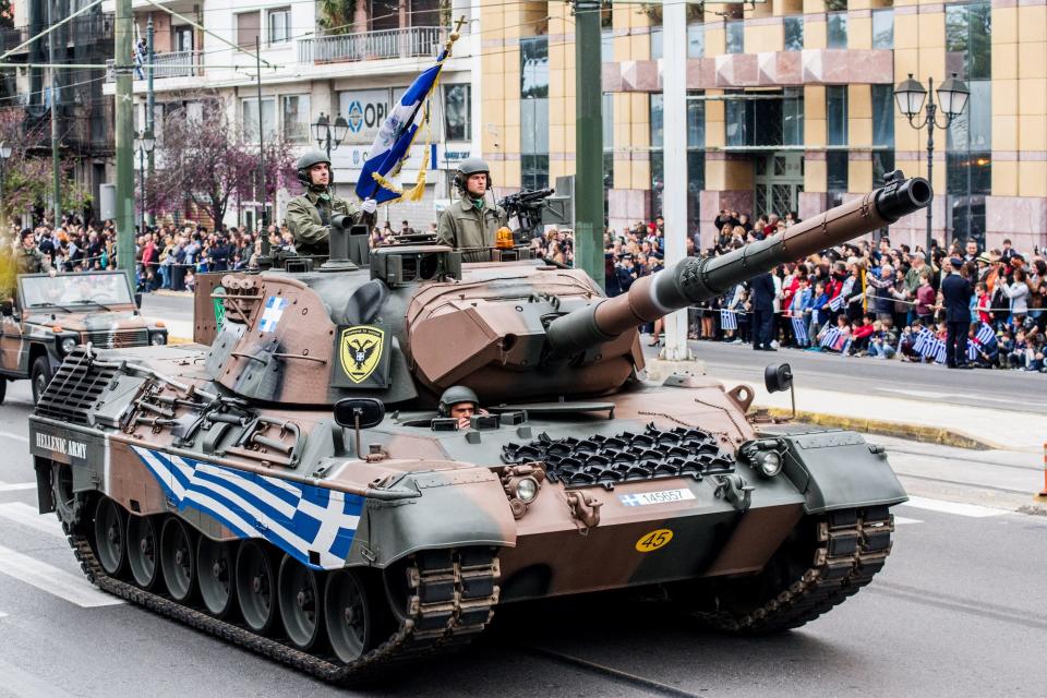 Greek tank Greece independence day