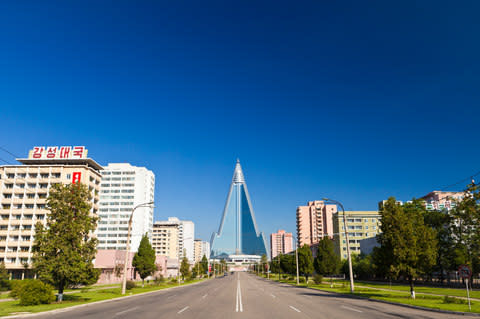 The Ryungyong Hotel has been vacant for 30 years - Credit: Getty