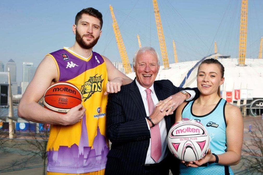 Rapid growth: Hearn believes he can help bring basketball and netball to the fore