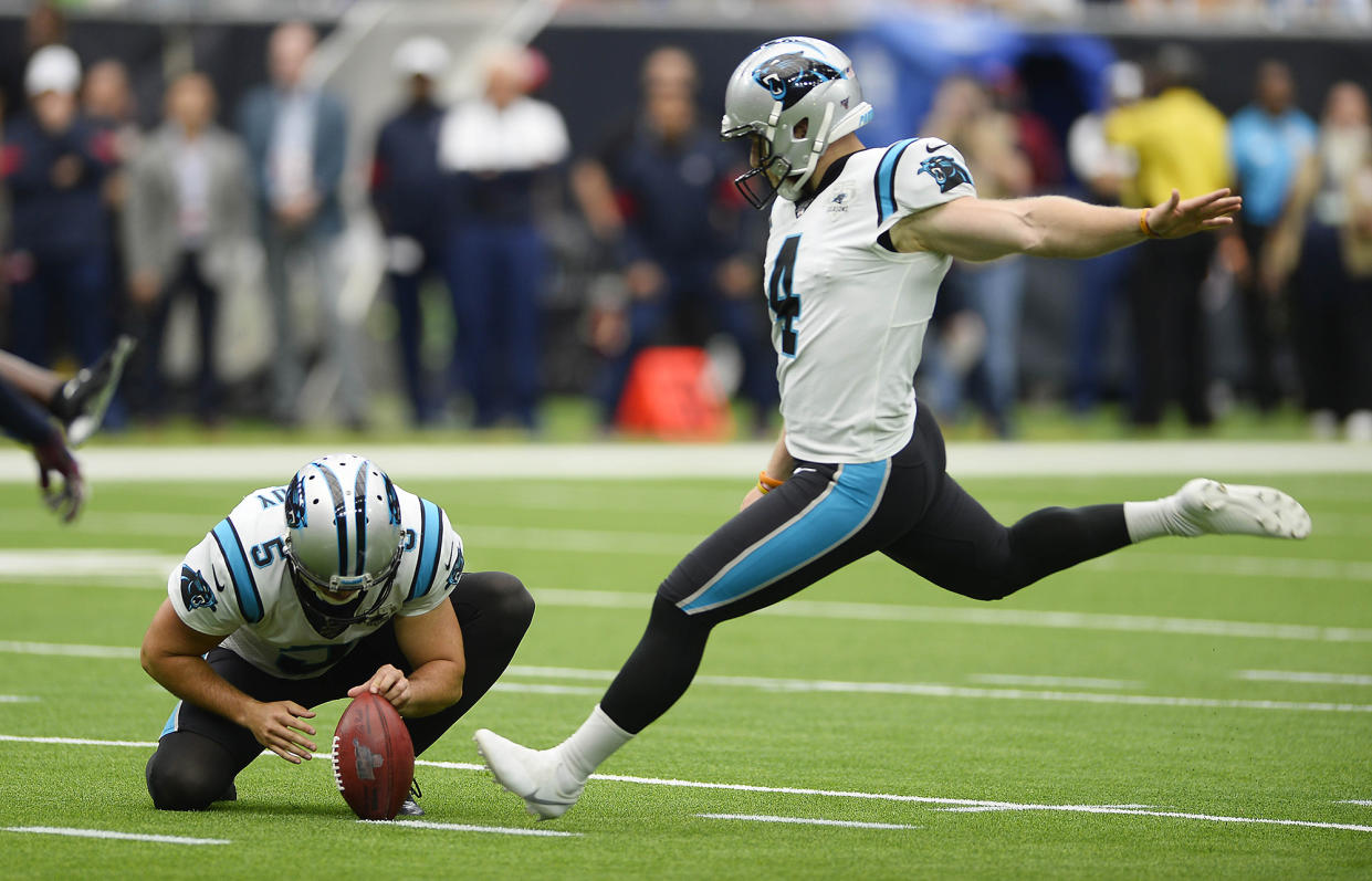 Carolina Panthers kicker Joey Slye 