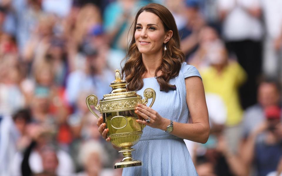 The Duchess of Cambridge is the royal patron of the All England Lawn Tennis & Croquet Club - GETTY IMAGES