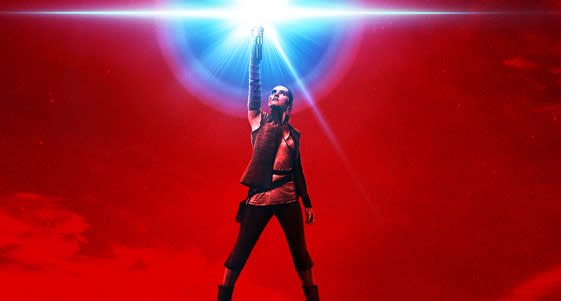 You’re going to want to rush right out and get the first poster for “Star Wars: The Last Jedi” tattooed on you