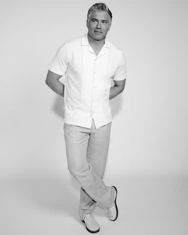 <p>Mark Elzey</p> Everlane shirt and shoes. Fendi pants.