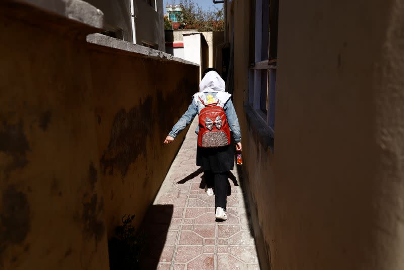 Afghan girls and women are desperate to get back to class. (Reuters)