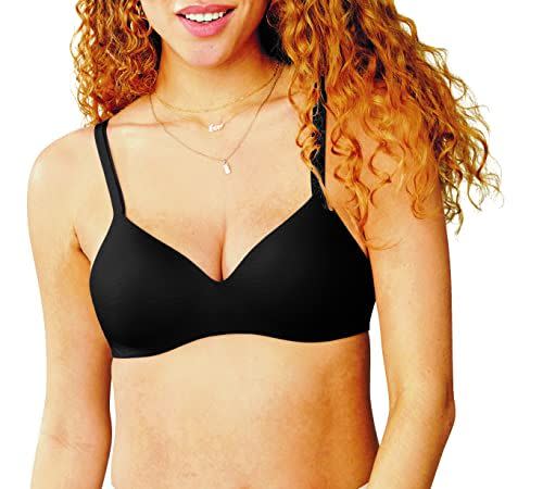 Hanes Ultimate Low-Cut T-Shirt Wirefree Bra,