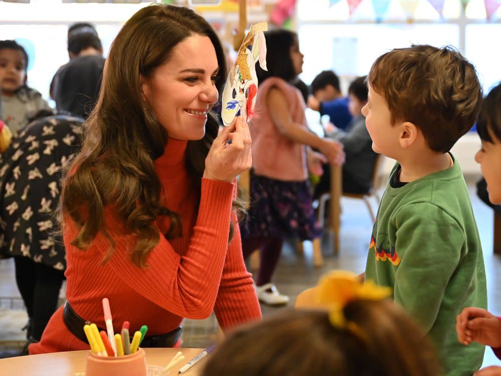 Prinzessin Kate hat eine Kindertagesstätte in Luton besucht. (Bild: imago images/i Images)