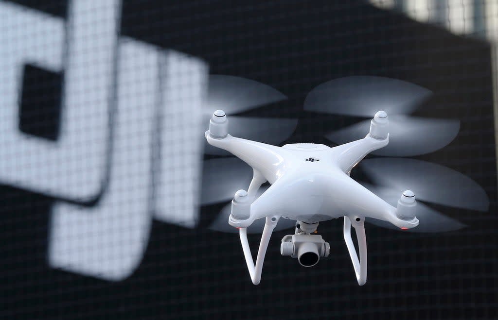 DJI Technology has temporarily suspended business activities in Russia and Ukraine  (AP)