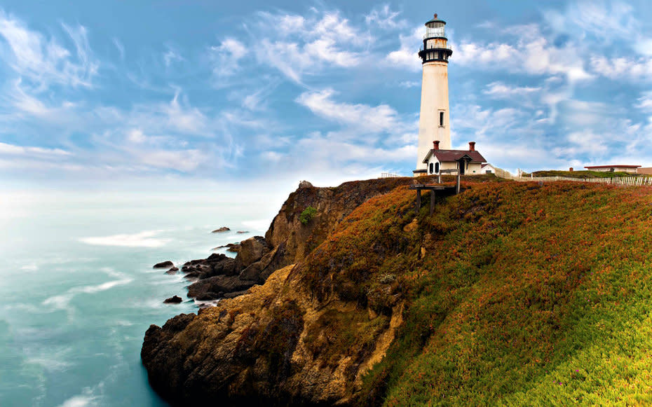 <p>Keeping watch over the Pacific coast of California, Pigeon Point is the tallest lighthouse on the West Coast. Today it functions as a <a rel="nofollow noopener" href="http://www.norcalhostels.org/pigeon" target="_blank" data-ylk="slk:hostel,;elm:context_link;itc:0;sec:content-canvas" class="link ">hostel,</a> where you can book a night in the lighthouse keepers quarters.</p>