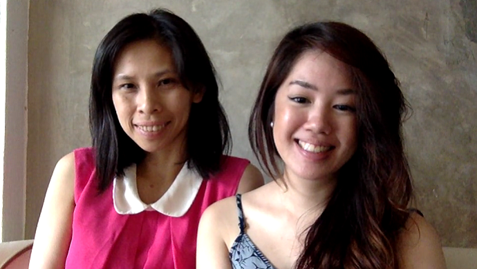 Co-founders Yoke San and Serene. 