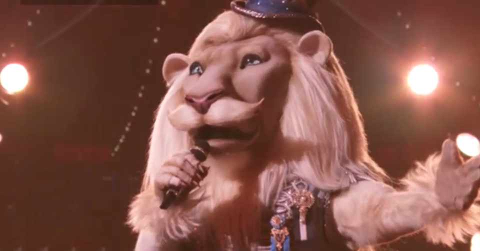 Sir Lion, "The Masked Singer" (Michael Becker / Fox)