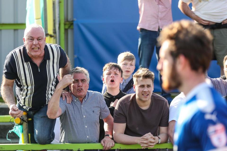 Chesterfield fans at their recent match against Forest Green.