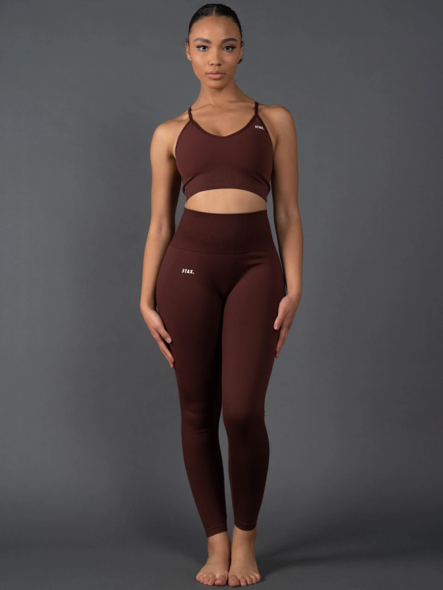 Seamless Strappy Crop - Black – SECONDLEFT