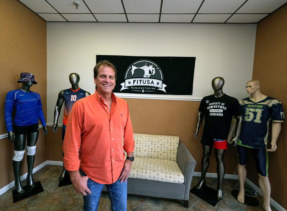 Troy Olson CEO/Owner of FitUSA in DeLand, Tuesday, July 18, 2023. 