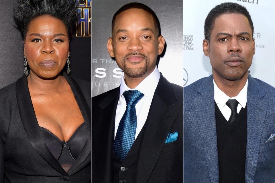 Leslie Jones, Will Smith, and Chris Rock