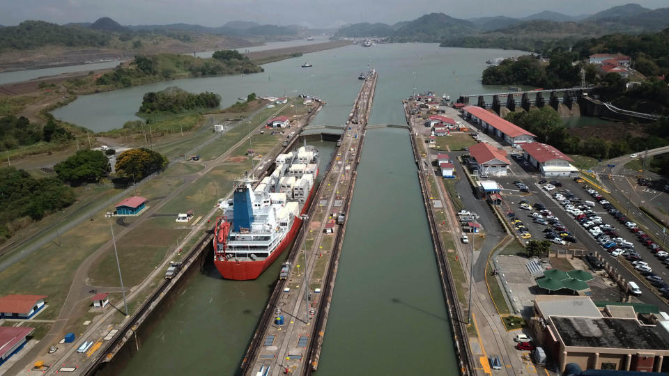 Weil umliegende Seen austrocknen, fehlt es auch dem Panama-Kanal an Wasser. - Copyright: picture alliance / ZUMAPRESS.com | La Nacion