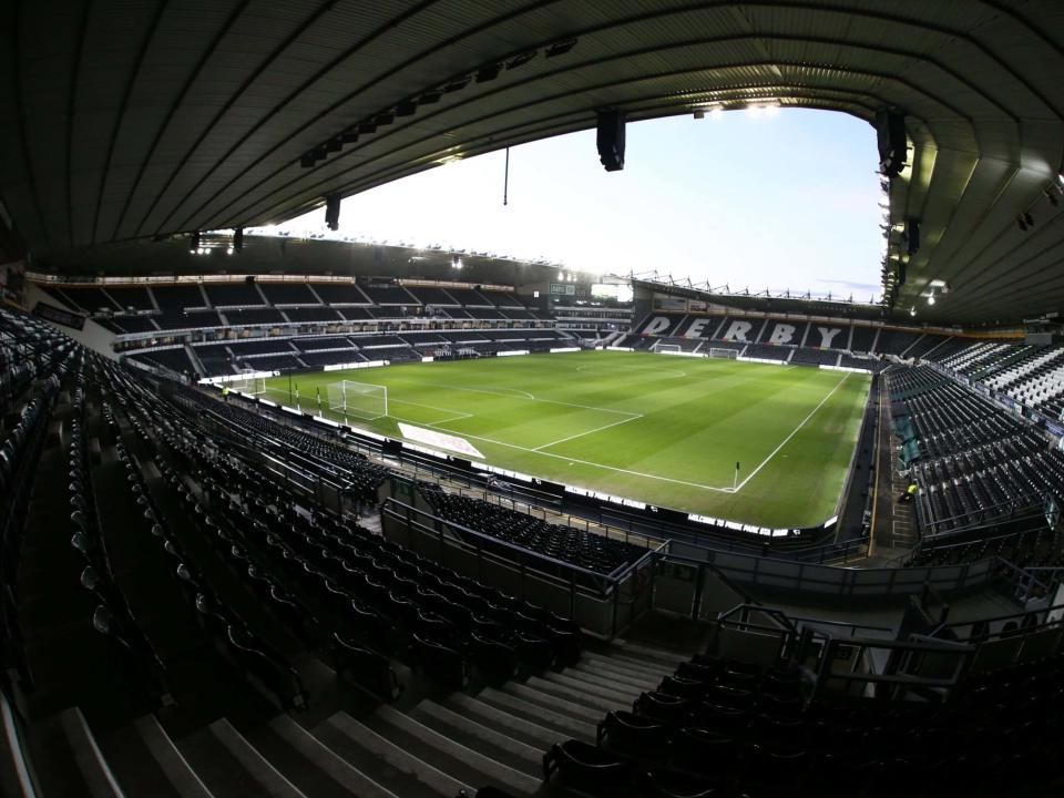 A general view of Pride Park: Getty Images