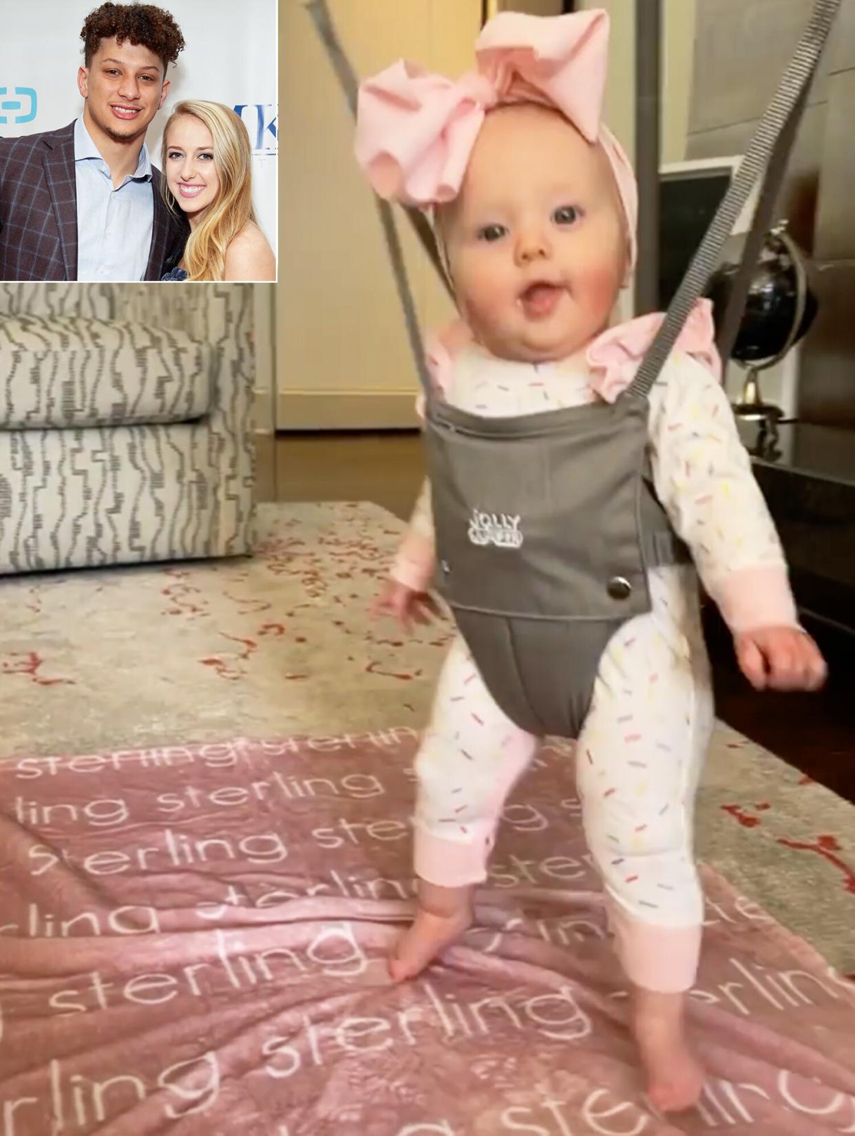 Patrick Mahomes’s Wife Brittany Matthews Shares Adorable Video of Bouncing Baby Sterling