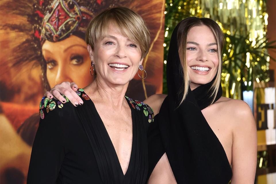 LOS ANGELES, CALIFORNIA - DECEMBER 15: (L-R) Sarie Kessler and Margot Robbie attend the Global Premiere Screening of "Babylon" at Academy Museum of Motion Pictures on December 15, 2022 in Los Angeles, California. (Photo by Emma McIntyre/WireImage)